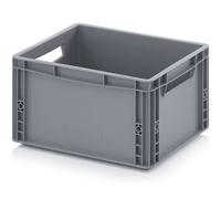Contenitore Eurobox chiuso, misure: 40 x 30 x 22 cm, 20 litri