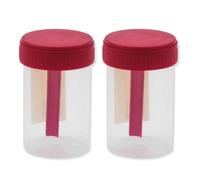 Contenitore feci curamed con paletta tappo a vite blu 60 ml