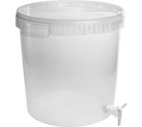 Contenitore fermentazione secchio 30L con rubinetto e coperchio per la fermen...