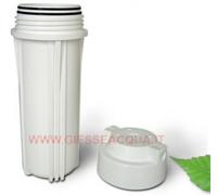 CONTENITORE FILTRO ACQUA CARTUCCIA PLASTICA PORTA BICCHIERE DOPPIA GUARNIZIONE