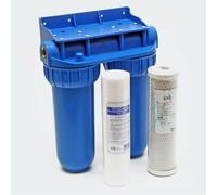 CONTENITORE FILTRO DEPURATORE ACQUA CARBONI ATTIVI E IMPURITA' DA 3/4 CON STAFFA