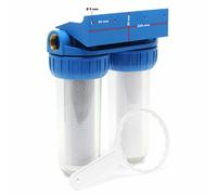CONTENITORE FILTRO DEPURATORE ACQUA CARBONI ATTIVI E IMPURITA' DA 3/4 CON STAFFA