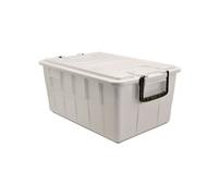 Contenitore Foodbox con coperchio - 58x38x26 - 40 L - PPL riciclabile - Bianco