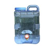 Contenitore for acqua da 20 litri con rubinetto, contenitore portatile for, compatibile for cucinare, escursionismo, campeggio, picnic all'aperto(Blue 26x26x40cm)