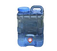 Contenitore for acqua da 20 litri con rubinetto, contenitore portatile for, compatibile for cucinare, escursionismo, campeggio, picnic all'aperto(Blue 24x24x38cm)