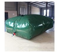 Contenitore for acqua pieghevole da esterno di grande capacità da 240L a 6000L - Serbatoio d'acqua di emergenza portatile con rubinetto(1.8x1.2x0.7m/1500L/396Gallon)