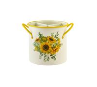 Contenitore for bacchette in ferro con 4 griglie, contenitore for cucchiaio, forchetta, scolapiatti, portautensili da cucina, organizer da cucina(Style 5)