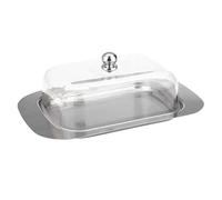 Contenitore for burro, contenitore for con coperchio, for pane e , for biscotti per Frigo(Transparent lid)