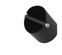 Contenitore for caffè in acciaio inox antiurto, contenitore for caffè espresso, secchio for fondi di caffè, macinato for uso domestico, macinato for barista(Black-L)