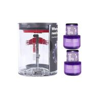 Contenitore for filtro aspirapolvere, compatibile con Dyson V11. Sostituisce il filtro ciclonico, l'alloggiamento dell'impugnatura motore e i componenti del pulsante interruttore.(D. for China V11)
