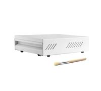 Contenitore For Fondi Di Caffè A Cassetto, Contenitore For Rifiuti Di Caffè Espresso Con Fori Di Ventilazione E Piedini Antiscivolo, Si Adatta Sotto La Macchina Da Caffè(White)