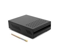 Contenitore For Fondi Di Caffè A Cassetto, Contenitore For Rifiuti Di Caffè Espresso Con Fori Di Ventilazione E Piedini Antiscivolo, Si Adatta Sotto La Macchina Da Caffè(Black)