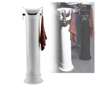 Contenitore For Fondi Di Caffè Espresso,Secchio For Fondi Di Caffè Da Pavimento Di Grande Capacità Da 8,6 L,Con 25 Sacchetti For Fondi E Tracolla,Essenziale For Baristi(White)