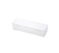 Contenitore for la pulizia di stoviglie in plastica for lavastoviglie con gabbia for bacchette, cucchiaio, scolapiatti, borsa organizer da cucina(Rectangle Clear)
