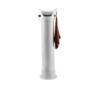 Contenitore For La Raccolta Dei Fondi Di Caffè Espresso Commerciali, Secchio Verticale Staccabile For Fondi Di Caffè, Con 25 Sacchetti E Carrello, Design Rimovibile(White)