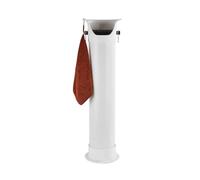 Contenitore For La Raccolta Dei Fondi Di Caffè Espresso, Secchio Verticale For Fondi Di Caffè Da 8,6 L, Grande Capacità, Con 25 Sacchetti E Tracolla(White)