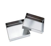 Contenitore For La Raccolta Vassoio Antigoccia In Acciaio Inossidabile 304 Da 1,0 Mm For Cambio Olio E Lavatrice, Vassoio Di Scarico Condensa A Prova Di Perdite(50 * 30 * 5cm)