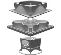 Contenitore Fotoreattore LED per Laboratorio Chimico - Alloggiamento Stampato 3D