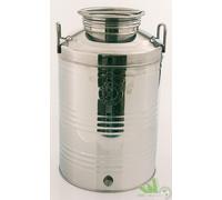 CONTENITORE ACCIAIO INOX PER OLIO 30 L