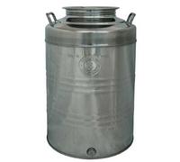 Contenitore fusto botte per olio Belvivere da 30 lt in acciaio inox attacco 1/2'