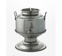 Contenitore Fusto Per Olio In Acciaio Inox Da 5 Lt Con Piede E Rubinetto