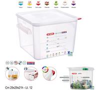 CONTENITORE GASTRONOMICO CON COPERCHIO ERMETICO LT. 12 ETICHETTA IML ART 11855