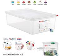 Araven Contenitore ermetico Gastronorm - 20,5 L - 530x325x150 mm GN1/1