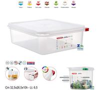CONTENITORE GASTRONOMICO CON COPERCHIO ERMETICO LT. 6,5 ETICHETTA IML ART 03033