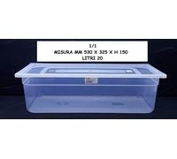 Contenitore Gastronorm 1/1 H 150 polipropilene IML HACCP+COPERCHIO