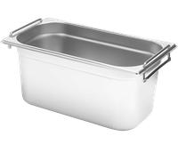 Hendi Contenitore Gastronorm GN 1/3 817445 Acciaio Inox 5,7 L Maniglie 325x176x150 mm