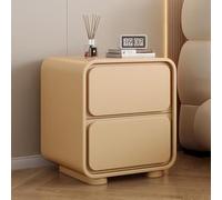 Contenitore giallo chiaro con cassetti, cassettiera per camera da letto, armadio soggiorno, soluzione di archiviazione artigianale, 50 x 40 x 50 cm, elegante decorazione per la casa.