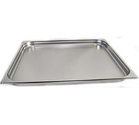 Contenitore GN 2/1, in acciaio inox, 11 litri, profondità 40 mm, Gastronorm