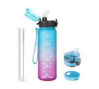 CONTENITORE GOPPUS per bambini 500ml con indicatori di tempo cannuccia senza BPA