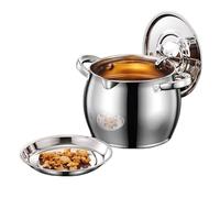 Contenitore Grassi Da Cucina,Barattoli Grassi Acciaio Inossidabile | Lattina con Coperchio Colino,Per Cucinare in Cucina, Colazioni e Brunch nel Weekend e