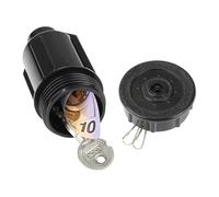 Contenitore Hider Key mimetico - scatola di rifugio impermeabile esterno, supporto in stile ugello | per organizzatore di ricambio segreto, tubo di stoccaggio di sicurezza discreta con ampio