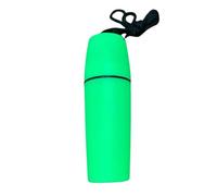 Contenitore impermeabile verde con cordino, contenitore galleggiante per kayak, canoa, barca, immersioni e snorkeling, custodia in plastica a tenuta stagna con gancio e guarnizione O-Ring per attività