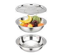 Contenitore In Acciaio Inossidabile Multifunzionale | Versatile Con Sorgente E Scarico | Utensile Da Cucina Per Preparare Cetrioli, Patate, Bianco E | Ve Di Taglio
