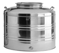 Contenitore in Acciaio Inox 18/10 per Olio, Miele, Latte, Acqua e Vino - 30 Litr