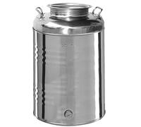 Contenitore per olio con tappo a vite inox misure cm 37x54 h da lt 50