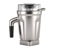 Contenitore in acciaio inox da 1,9 l, adatto per frullatori Vitamix 5200 750 6300 Vm0103 Vm0197 E310 A2500 Explorian Commercial Ascent ecc. Ricambio per caraffa Vitamix