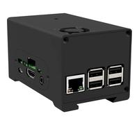 RPI STROMPI3 C B - Custodia per Raspberry Pi 4, StromPi 3 & batteria, alluminio