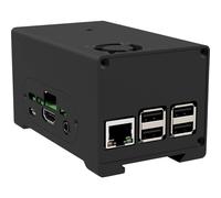 RPI STROMPI3 C B - Custodia per Raspberry Pi 4, StromPi 3 & batteria, alluminio