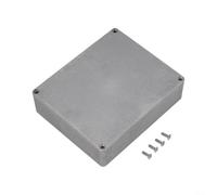 Contenitore in alluminio pressofuso IP54 Silver Metal Project Box per strumenti elettronici 1590A 92 x 38 x 31 mm (1590XX (145 x 121 x 39 mm)