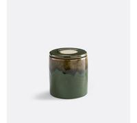 Contenitore in ceramica, altezza 12 cm, ORYA Verde TU