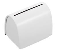 Contenitore in Ferro per Lamette da Barba Portatile Bianco