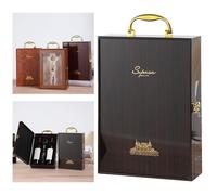 Contenitore in Legno per Vino Rosso, Doppia Bottiglia, per Eventi Speciali