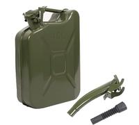 Contenitore in metallo, versatile contenitore per acqua e liquidi con beccuccio e maniglia, contenitore portatile per acqua, barattolo di stoccaggio durevole per auto, camion, moto, attrezzature autom
