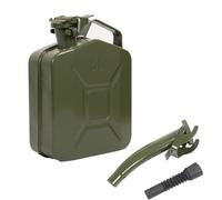 Contenitore in metallo, versatile contenitore per acqua e liquidi con beccuccio e maniglia, contenitore portatile per acqua, barattolo di stoccaggio durevole per auto, camion, moto, attrezzature autom