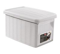 Contenitore in plastica Stefanplast Elegance S 19x29x16 cm bianco Bianco