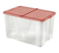 Contenitore in plastica Tontarelli Box Dodo`s 34x56,5x38 cm trasparente